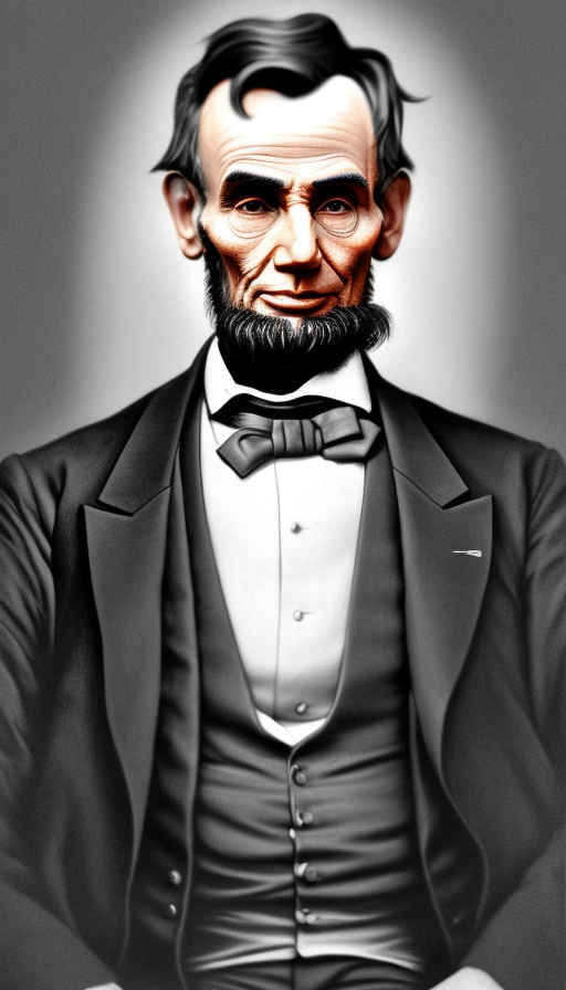 Alluring portrait of a beautiful Abraham Lincoln, 8k, Highly Detailed, Intricate, Full Body, Realistic, Beautifully Lit, Volumetric Lighting, Passionate by Stanley Artgerm Lau, WLOP, Stefan Kostic