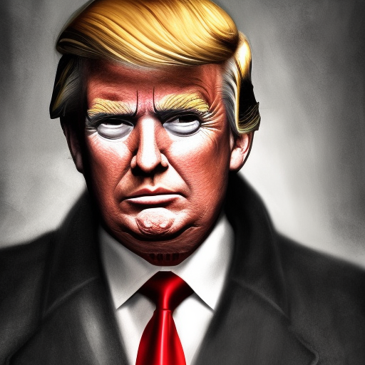 Alluring matte portrait of a beautiful Donald Trump in the style of Stefan Kostic, 8k, High Definition, Highly Detailed, Intricate, Half Body, Realistic, Sharp Focus, Fantasy, Elegant