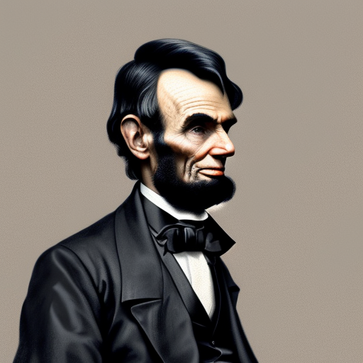 Alluring matte portrait of a beautiful Abraham Lincoln in the style of Stefan Kostic, 8k, High Definition, Highly Detailed, Intricate, Half Body, Matte Painting, Realistic, Sharp Focus, Fantasy, Elegant