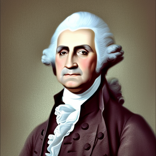 Alluring matte portrait of a beautiful George Washington in the style of Stefan Kostic, 8k, High Definition, Highly Detailed, Intricate, Half Body, Matte Painting, Realistic, Sharp Focus, Fantasy, Elegant