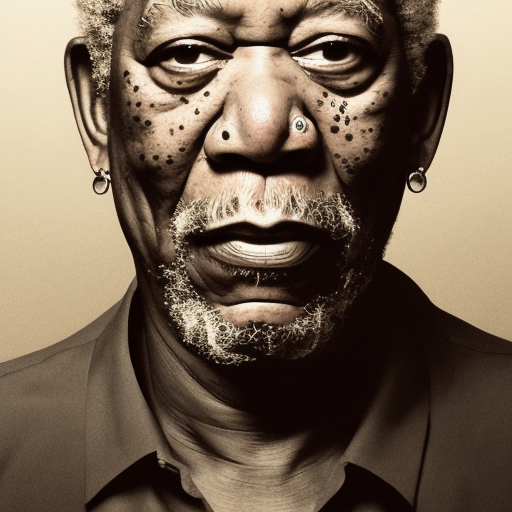 Alluring portrait of Morgan Freeman , 4k, 4k resolution, 8k, Eldritch, High Definition, High Resolution, Highly Detailed, HQ, Hyper Detailed, Intricate, Intricate Artwork, Intricate Details, Ultra Detailed, Half Body, Matte Painting, Realistic, Sharp Focus, Fantasy by Stefan Kostic
