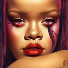 Rihanna with a wizard beard, 4k, 4k resolution, 8k, High Definition, High Resolution, Highly Detailed, HQ, Hyper Detailed, Intricate, Intricate Artwork, Intricate Details, Ultra Detailed, Half Body, Unimaginable Beauty, Matte Painting, Realistic, Sharp Focus, Fantasy, Dynamic by Stefan Kostic