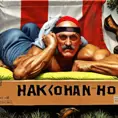 Hulk Hogan sleeping in a cardboard box on the street, 4k, 4k resolution, 8k, High Definition, High Resolution, Highly Detailed, HQ, Hyper Detailed, Intricate, Intricate Artwork, Intricate Details, Ultra Detailed, Matte Painting, Realistic, Sharp Focus, Fantasy by Norman Rockwell