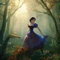 Snow White, Atmospheric, High Definition, Highly Detailed, Hyper Detailed, Intricate Artwork, Intricate Details, Masterpiece, Ultra Detailed, Full Body, Beautiful, Gorgeous, Unimaginable Beauty, Spring, Sunny Day, Disney, Sharp Focus, Centered, Beautifully Lit, Fantasy, Colorful, Vivid by Stefan Kostic
