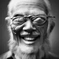 old man with no eyes, 4k, 4k resolution, 8k, High Definition, Highly Detailed, Hyper Detailed, Intricate, Intricate Artwork, Intricate Details, Ultra Detailed, Alluring, Half Body, Beautiful, Big Smile, Matte Painting, Edwardian, Sharp Focus, Centered by Stefan Kostic