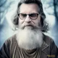 Alluring portrait of the bearded Allen Stephen Covert, 8k, Highly Detailed, Intricate, Half Body, Matte Painting, Realistic, Sharp Focus, Fantasy by Stefan Kostic