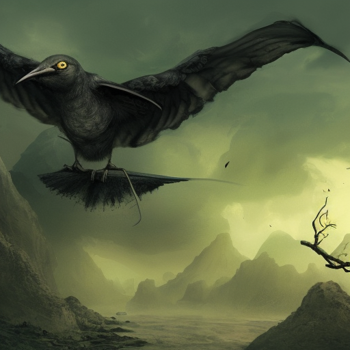 birds with arms, 4k, 4k resolution, 8k, Eldritch, HD, High Definition, High Resolution, Highly Detailed, HQ, Digital Illustration, Matte Painting, Fantasy, Doom, Ominous, Threatening, Unnerving by Stefan Kostic