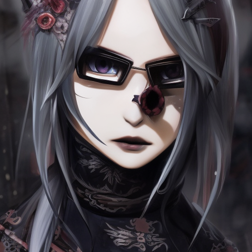 anime assassin wearing dark round sunglasses and gothic dress, 4k, 4k resolution, 8k, HD, High Definition, High Resolution, Highly Detailed, HQ, Hyper Detailed, Intricate, Intricate Artwork, Intricate Details, Ultra Detailed, Cgsociety, Full Body, Animecore, Unimaginable Beauty, Digital Painting, Matte Painting, Realistic, Sharp Focus, Anime by Stefan Kostic