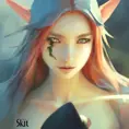 Kiki the witch, 4k, 4k resolution, 8k, Highly Detailed, Hyper Detailed, Beautiful, Digital Painting, Sharp Focus, Anime, Fantasy by Stanley Artgerm Lau, Stefan Kostic
