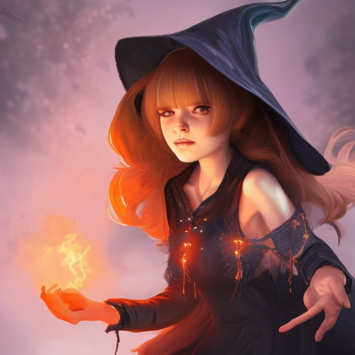 Kiki the witch in the style of Stefan Kostic, 4k, 4k resolution, 8k, Highly Detailed, Hyper Detailed, Beautiful, Digital Painting, Sharp Focus, Anime, Fantasy by Stanley Artgerm Lau