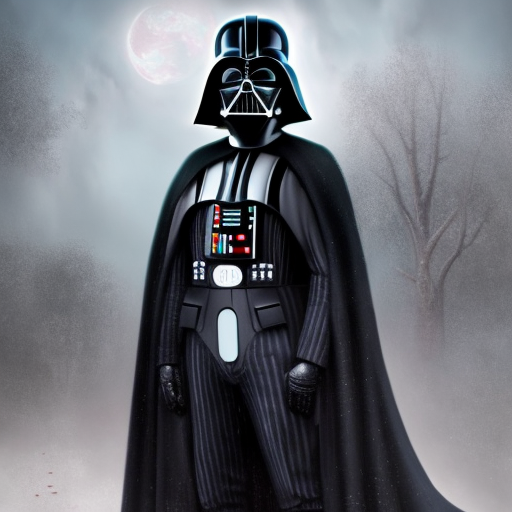 victorian gothic Darth Vader, 4k, 4k resolution, 8k, HD, High Definition, High Resolution, Highly Detailed, HQ, Ultra Detailed, Digital Painting, Matte Painting, Realistic, Sharp Focus by Stefan Kostic