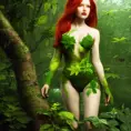 Poison Ivy, 8k, Highly Detailed, Intricate, Half Body, Matte Painting, Realistic, Sharp Focus, Fantasy by Stefan Kostic
