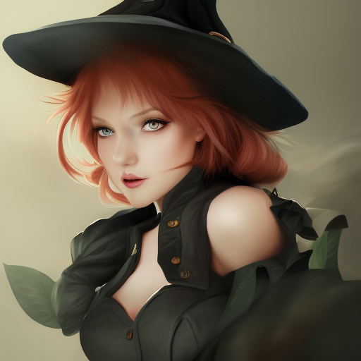 Alluring matte portrait of Kiki the witch in the style of Stefan Kostic, 4k, 4k resolution, 8k, Highly Detailed, Hyper Detailed, Beautiful, Digital Painting, Sharp Focus, Anime, Fantasy by Stanley Artgerm Lau