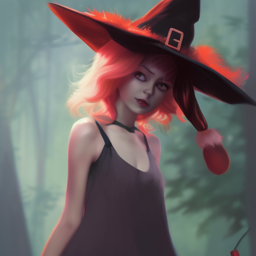 Alluring matte portrait of Kiki the witch in the style of Stefan Kostic, 4k, 4k resolution, 8k, Highly Detailed, Hyper Detailed, Beautiful, Digital Painting, Sharp Focus, Anime, Fantasy by Greg Rutkowski