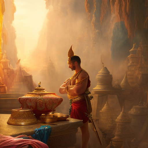 The genie, 4k, 4k resolution, 8k, HD, High Definition, High Resolution, Highly Detailed, HQ, Hyper Detailed, Intricate Artwork, Ultra Detailed, Digital Painting, Matte Painting, Realistic, Sharp Focus, Dim light by Stefan Kostic