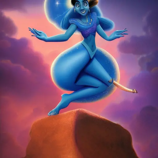 The Blue Genie From Disneys Aladdin 1992