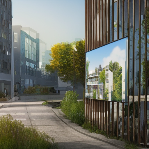 suburbs city wood future smart technologies, Award-Winning, Glass, Photo Realistic
