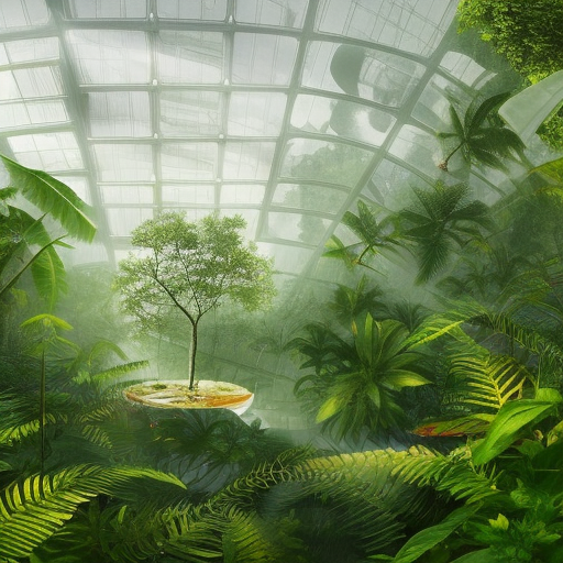 A high tech solarpunk utopia in the Amazon rainforest, Award-Winning, Glass, Photo Realistic