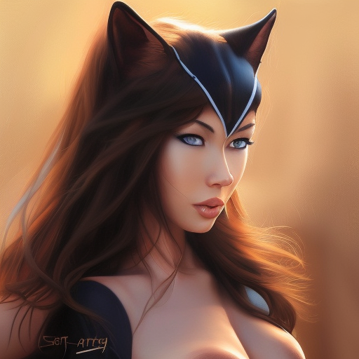 Catgirl, Photo Realistic by Stanley Artgerm Lau