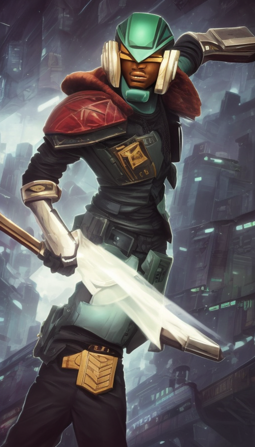 32K CG art that portrays a one person perfect fusion of ekko from league of legends and judge dredd holding a gun, cinestill, The background is an extremely detailed arcanepunk city, full body, uhd, hi-end, photographic, hyper realistic, concept art, by marek okon and eddie mendoza and dave rapoza and dennis fröhlich and artgerm and greg staples and maciej kuciara and aleksi briclot, sci-fi, futuristic, masterpiece, trending on artstation, cryengine, corona render, unreal engine 5, 4k resolution, 8k, Award-Winning, Contest Winner, HDR, High Resolution, HQ, Hyper Detailed, Infectious, Intricate Artwork, Nvidia RTX, Powerful, Ultra Detailed, Behance, Cgsociety, Full Body, Modern, Trending on Artstation, Futuristic, Sci-Fi, Stunning, Digital Painting, Illustration, Blade Runner 2049, Bloodborne, RPG, League of Legends by Steve Argyle