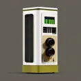 A Time Machine designed by Dieter Rams. stunning industrial design. Natural colors, mid century modern design, 8k, Highly Detailed, Hyper Detailed, Vintage Illustration, Sharp Focus, Smooth, Octane Render, Vector Art
