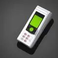 Futuristic beeper pager with an LCD screen designed by Dieter Rams. Sleek, Slim, Minimalism, Stunning design, 8k, Highly Detailed, Vintage Illustration, Sharp Focus, Octane Render, Unreal Engine, Vector Art