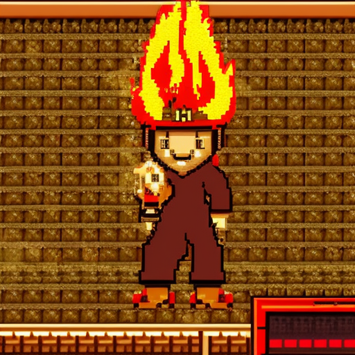 Fire Wizard, 16-Bit, High Resolution, RPG