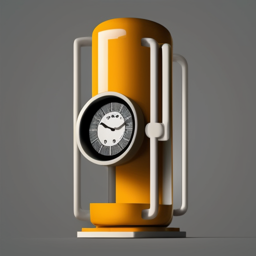 A Time Machine designed by Dieter Rams. stunning industrial design. Natural colors, mid century modern design, 8k, Highly Detailed, Hyper Detailed, Vintage Illustration, Sharp Focus, Smooth, Octane Render, Vector Art