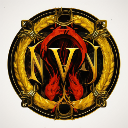 Logo for  "Neverwin:The Game", 4k, High Definition, Gothic, RPG