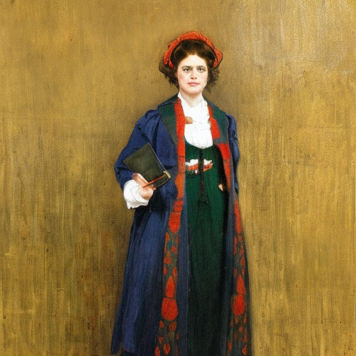 female medical doctor, wearing a paragraph symbol on her clothing, Highly Detailed, Intricate Artwork by Edwin Austin Abbey