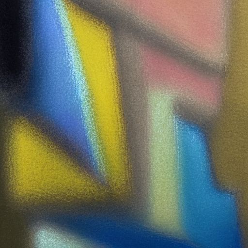 Abstract ai, soft light, pastel, dark blue, and black, gold, Airbrush, Golden Hour, Oil Pastel, Abstract Expressionism