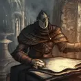 Portrait of an Alchemist, Masterpiece, Illustration, Dark Souls