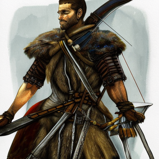 Portrait of an archer, Masterpiece, Illustration, Dark Souls