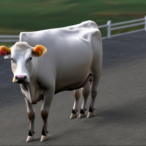 a cow with wing, HD