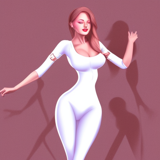 perfect woman, white skinned full body, with excellent face and body in a tight outfit, detailed, art station, illustration, 8k