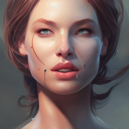 perfect woman, with excellent face and body, 8k, High Resolution, HQ, Ultra Detailed, Artstation, Perfect Face, Comic, Anime by Greg Rutkowski, Stefan Kostic
