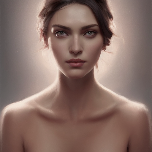Alluring portrait of the perfect woman, with beautiful face, 8k, High Resolution, HQ, Ultra Detailed, Artstation, Perfect Face, Matte Painting by Greg Rutkowski, Stefan Kostic