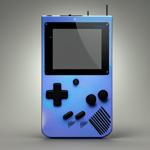 hyperrealistic neo - rococo aesthetic minimal gameboy console.  cam de leon eric zener dramatic pearlescent soft light, blue screen, white, ground angle, 8k, HD, Highly Detailed, Masterpiece, Solarpunk, Sharp Focus, Smooth, Digital Art