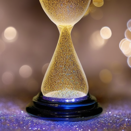  an ornate hourglass made of shimmering crystal, with intricate gold and silver filigree adorning its edges. The hourglass is filled with swirling sand that seems to glow with an otherworldly energy. In the background, we see a powerful figure, the Chronomancer, who appears to be manipulating the sands of time with their magic. They stand amidst a swirling vortex of energy, with arcane symbols and sigils etched into the ground beneath their feet. The overall effect is one of power and control over the fundamental forces of time and destiny., Watercolor by Mattias Adolfsson