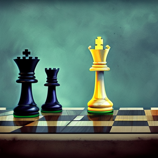 Chess pawn, 8k, HDR by Lois van Baarle, Vincent van Gogh