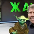 Hal finney and yoda with a bitcoin, 4k resolution