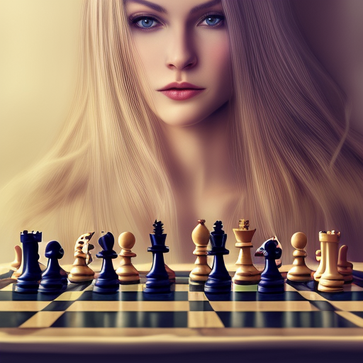 Chess queen, 8k, HDR, Intricate by WLOP