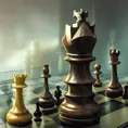 Chess bishop, 8k, HDR, Intricate by Greg Rutkowski
