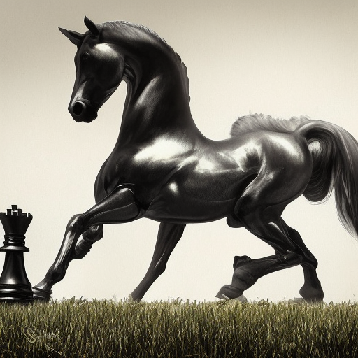 Chess horse, 8k, HDR, Intricate by Stanley Artgerm Lau