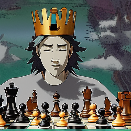 Chess King, 8k, HDR, Intricate by Studio Ghibli