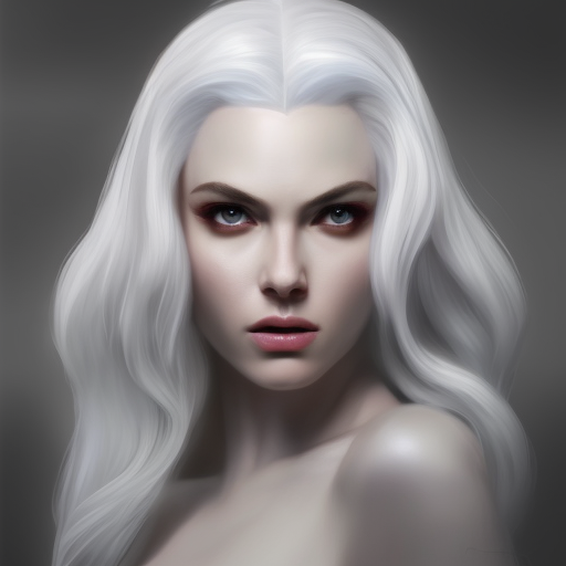Alluring matte portrait of a beautiful White Queen from Xmen in the style of Stefan Kostic, 8k, Highly Detailed, Intricate, Half Body, Realistic, Sharp Focus, Volumetric Lighting, Fantasy, Elegant by Stanley Artgerm Lau, Greg Rutkowski