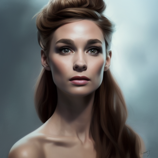 Alluring matte portrait of a beautiful Holly Golightly in the style of Stefan Kostic, 8k, Highly Detailed, Intricate, Half Body, Realistic, Sharp Focus, Volumetric Lighting, Fantasy, Elegant by Stanley Artgerm Lau, Greg Rutkowski