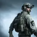 Ghost from Modern Warfare, 4k resolution, Hyper Realistic