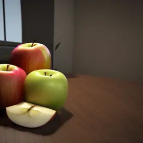 apples and oranges, Photo Realistic, Octane Render, Unreal Engine, Centered