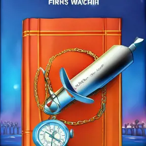 First watch book cover, Airbrush, Digital Illustration